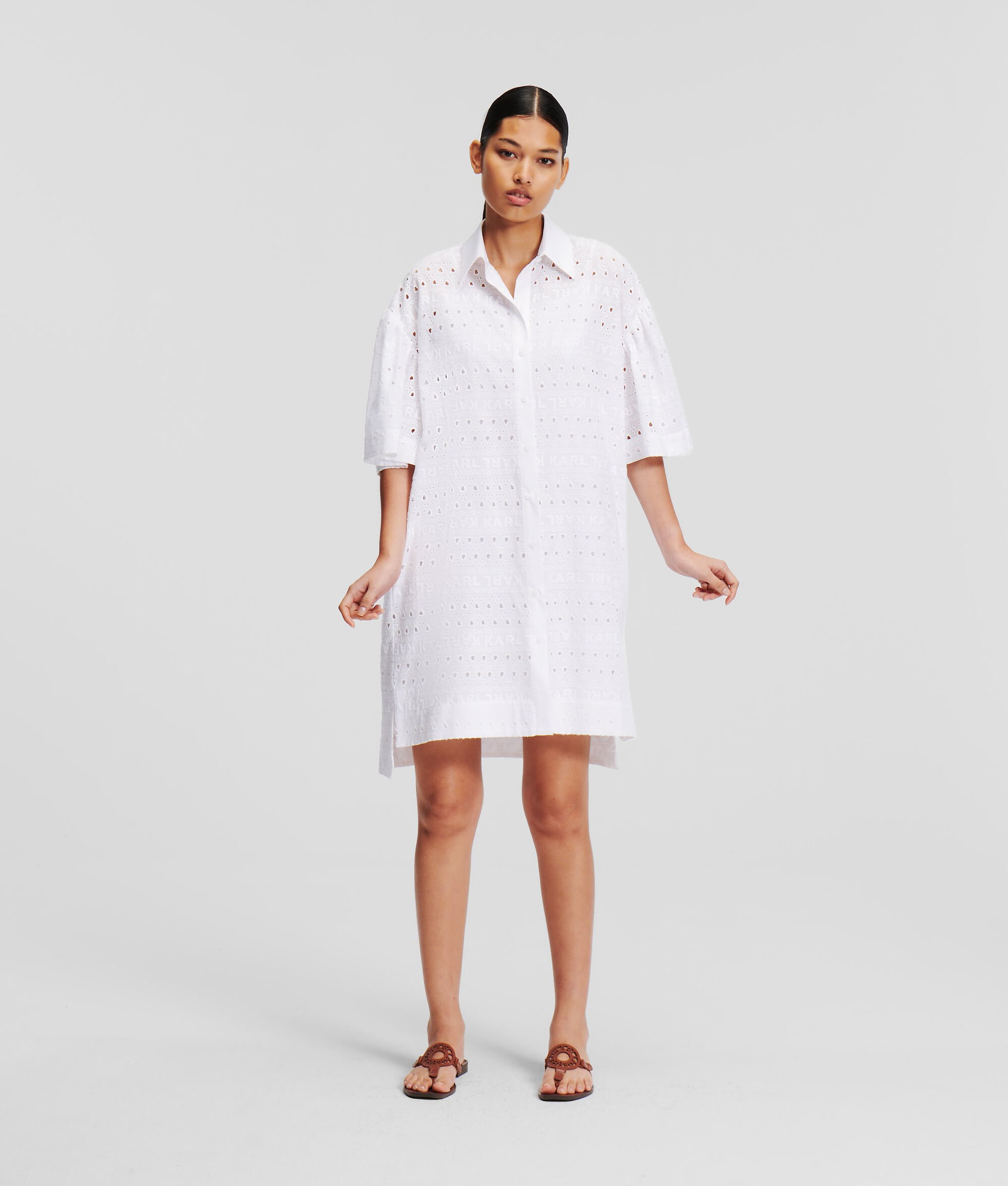 (image for) Pleasant Broderie Anglaise Shirt Dress